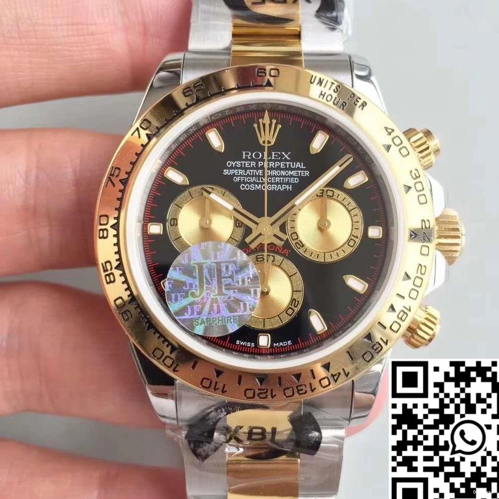 JF 116503 Factory Black Rolex Cosmograph Daytona Dial 0507